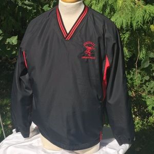 Fireball Whiskey promotional wind breaker